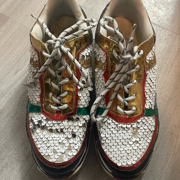 Cape Robbin Sequin Sneakers - Picture 2 of 3